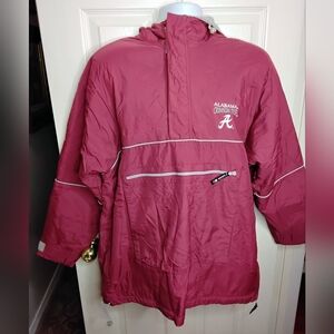 Starter Alabama Crimson Tide Hooded Pullover Jacket Men's Size SEE MEASUREMENTS